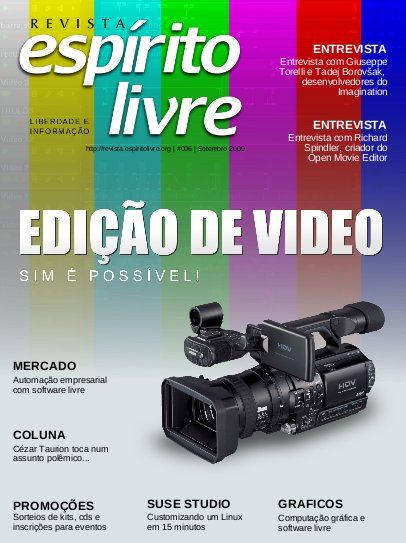 Revista Espírito Livre - Ed. #006 - Setembro 2009